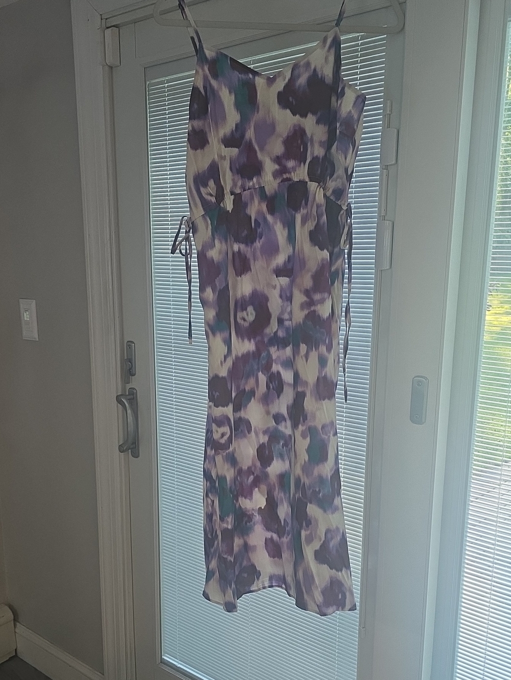 NWT UNIVERDAL THREAD Women's Purple Floral Slip Dress - Lightweight Summer Dress